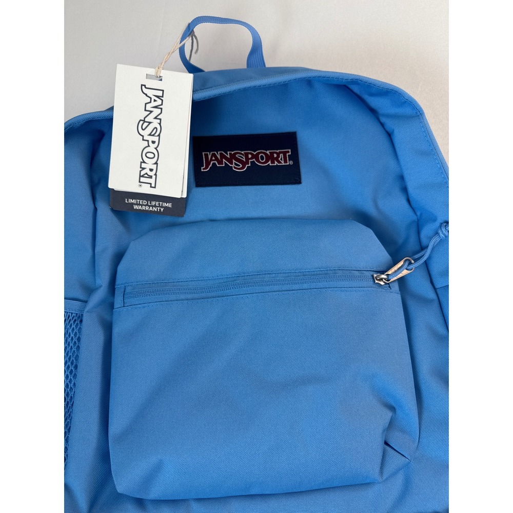JanSport Cross Town Plus Backpack Electric Azul Blue 26L Laptop NWT